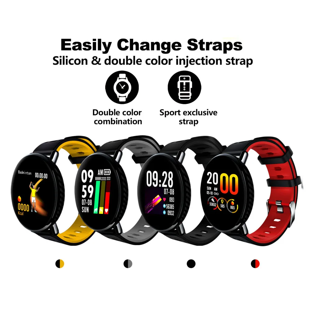  SENBONO Smart Band IP68 Waterproof Heart Rate Blood Pressure Monitor IPS Full touch Screen Watch fo - 32994805560