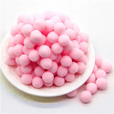 8/10/15/20/25/30mm Mini Fluffy Soft Pom Poms Pompoms Ball Handmade Kids Toys Wedding Christmas Decor DIY Sewing Craft Supplies