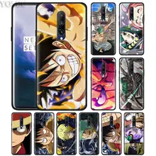 Anime One Piece Luffy Zoro Phone Case for Oneplus 7 7Pro 6 6T Oneplus 7 Pro 6T Black Silicone Soft Case Cover