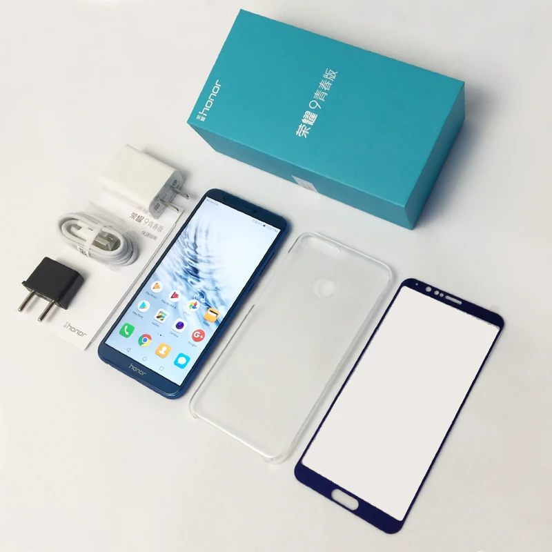 Huawei Honor 9 Lite 4 ГБ 32 глобальной прошивки смартфон Камера 5 65 &quotЭкран Android 8 0 Octa Core 3000