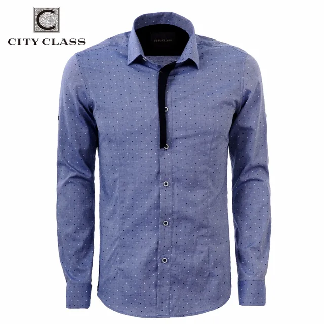 city class 2018 men dress eu size shirt full sleeve business shirts eu clothing size