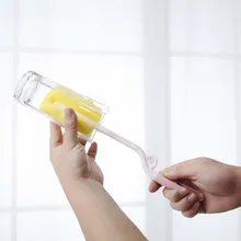 Бутылочки для молока, щетка для мытья, чистящее средство, кухонные инструменты, горячая Распродажа, 1 шт., Детские аксессуары, чашки, стеклянные бутылки, губки, щетки