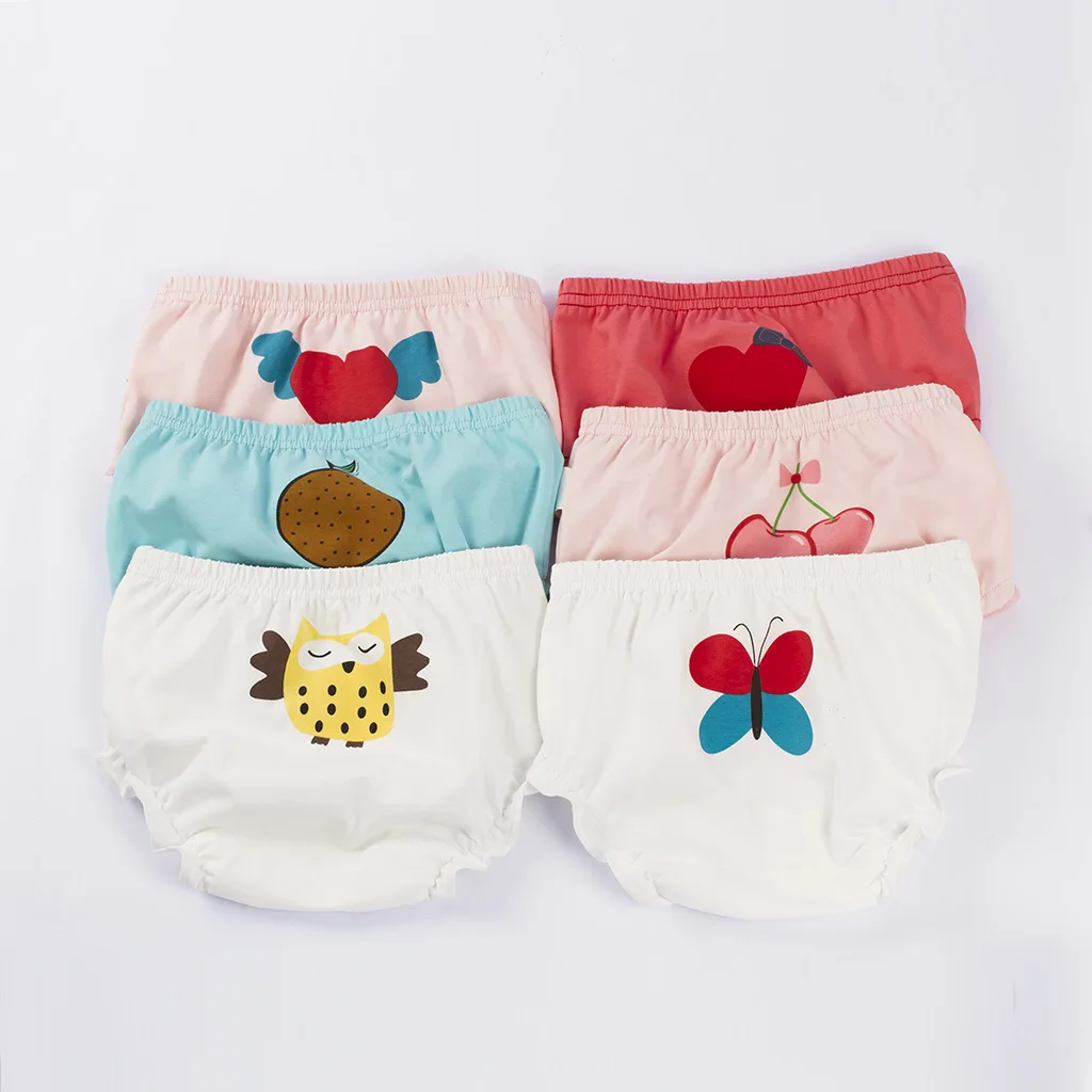 3pcs Cute Baby Underwear Reusable Cloth Underpants Washable Babies