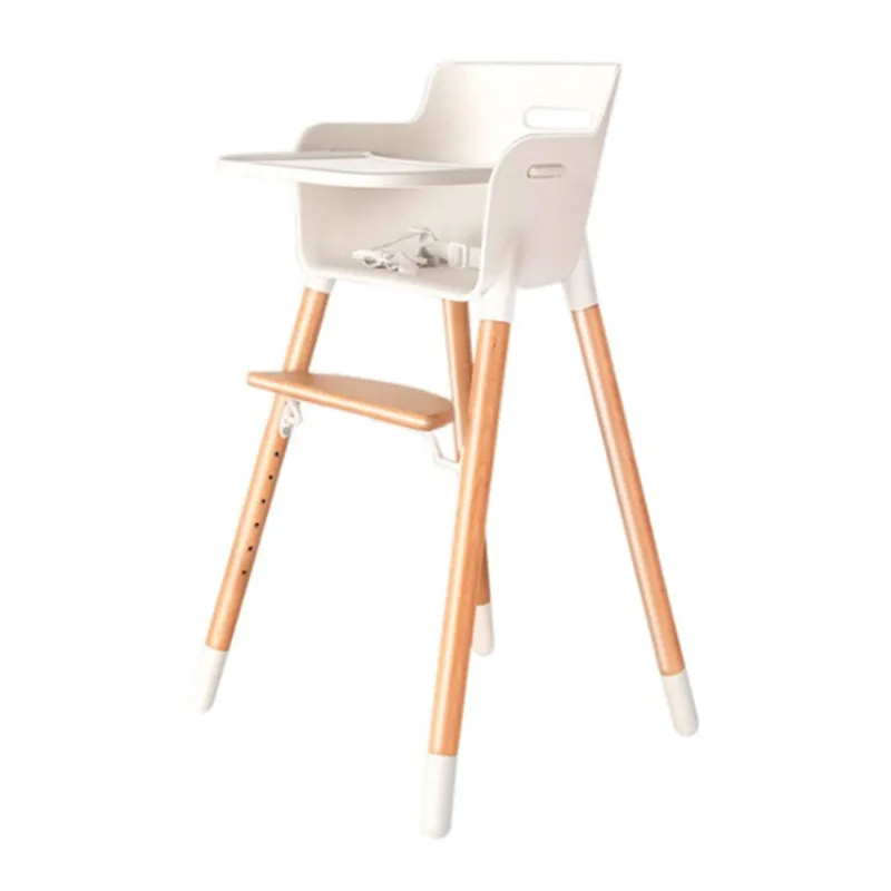 Solid Wood Chair for babies A Chair For Infant Feeding Adjustable Multifunction Foldable Baby Seat