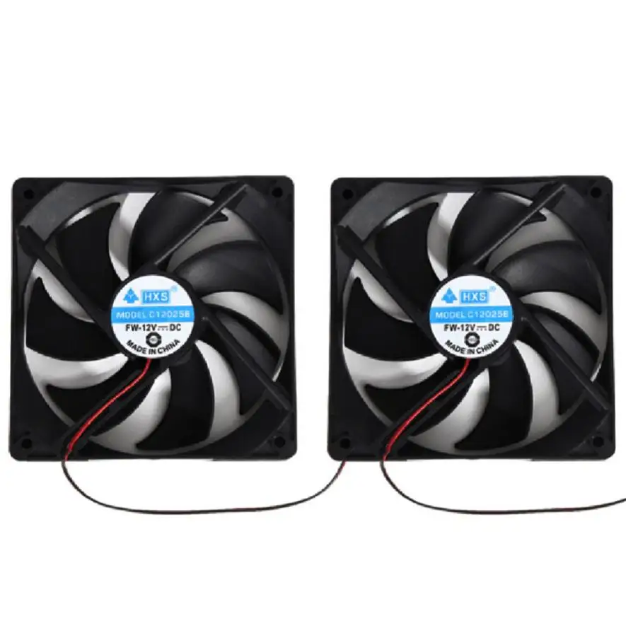 

2pcs Hot Selling 120mm 120x25mm 12V 4Pin DC Brushless PC Computer Case Cooling Fan 1800PRM with 24cm Cable Dec21