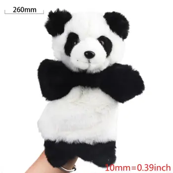 

1Pc Long-Haired Animal Cartoon Plush Hand Puppet Toy For Baby Hand Puppet Toy Cute