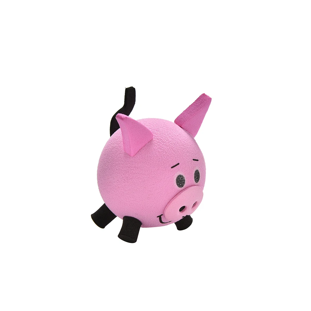 Cute Pig Eva Decorative Car Antenna Topper Balls Pink TE