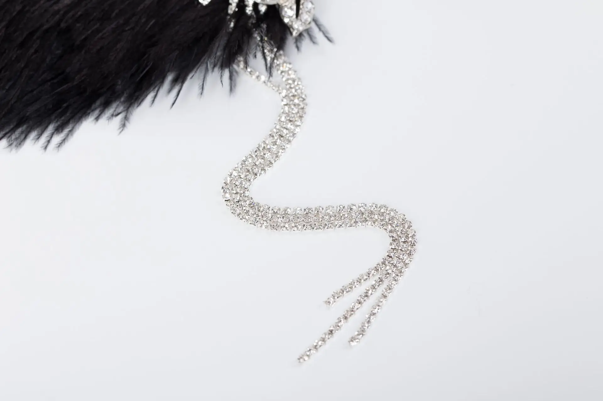 1920S 20S GATSBY CHARLESTON FLAPPER FANCY DRESS ACCESSORIES feather headband COSTUME KIT Cigarette holder gloves pearl necklace