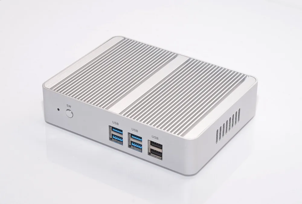 Процессор EGlobal fanless mini pc windows10/linux/Ubuntu 4G RAM 128 г SSD Intel Nuc Core i3 5005u мини-компьютер HD Graphics5500 300 м WI-FI