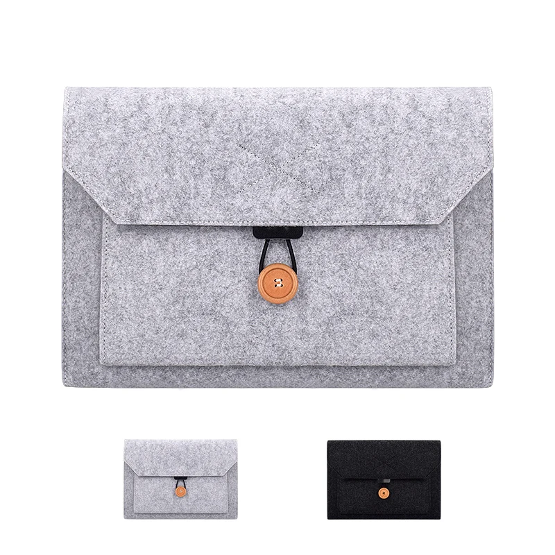 

Business Laptop Briefcase Sleeve Bag for Macbook Air Pro 11.6 13.3 12.5 15.4 Xiaomi Laptop Case Black Gray