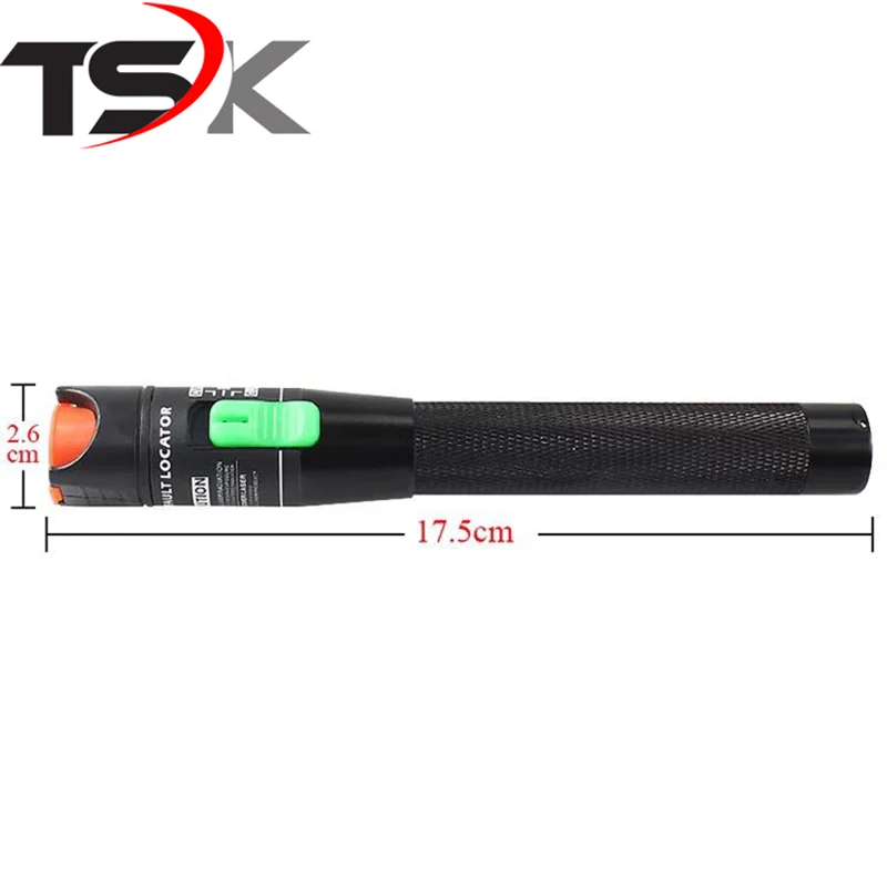 TSK волоконно-оптическая связь инструменты 30 мВт Визуальный дефектоскоп, волоконно-оптический кабель тестер ручка 20 км