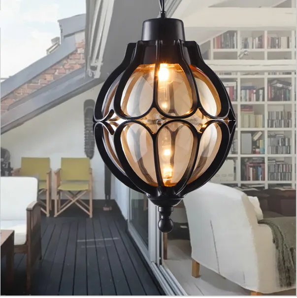 Us 42 94 20 Off Vintage Waterproof Outdoor Luxury Decorate Courtyard Garden Balcony Europe Type Ceiling Lamp Pendant Drop Light Cafe Bar Loft In