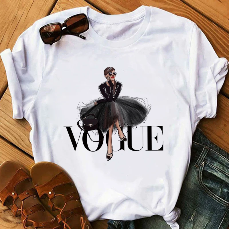 Футболка для девочек модная забавная принцесса женщин Harajuku футболки Camiseta Mujer 2019