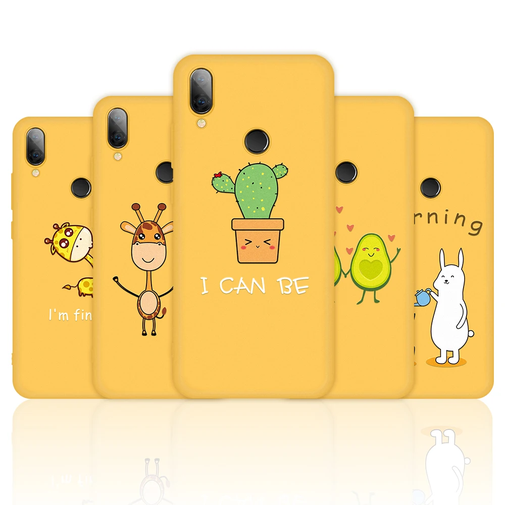 

Cute Cartoon Case Cover For Xiaomi Redmi Note 7 6 5 Pro Case TPU Silicone Shockproof For Redmi K20 6A 7A Ultra-thin Bumper Coque