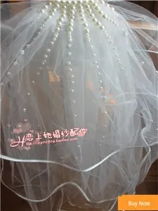 Face-Wedding-Veil-Sparkly-Pearl-Bridal-Veil-Bridal-Hair-Accessory-3-Tier-Veil-Of-Bride-Voile