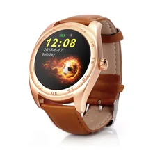 2016 NEUE K89 Mode-stil SmartWatch Leder Track Armbanduhr MTK2502 Bluetooth Pulsmesser Schrittzähler Für Android IOS