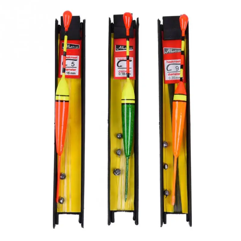 

3pcs/Set Assorted Sizes Lot Fishing Lure Floats Bobbers Slip Drift Tube Indicator Fishing Accessory tool