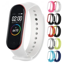 Laforuta спортивный силиконовый ремешок для Xiaomi mi Band 4 браслет mi band 3 сменный ремешок для mi Band 3 4