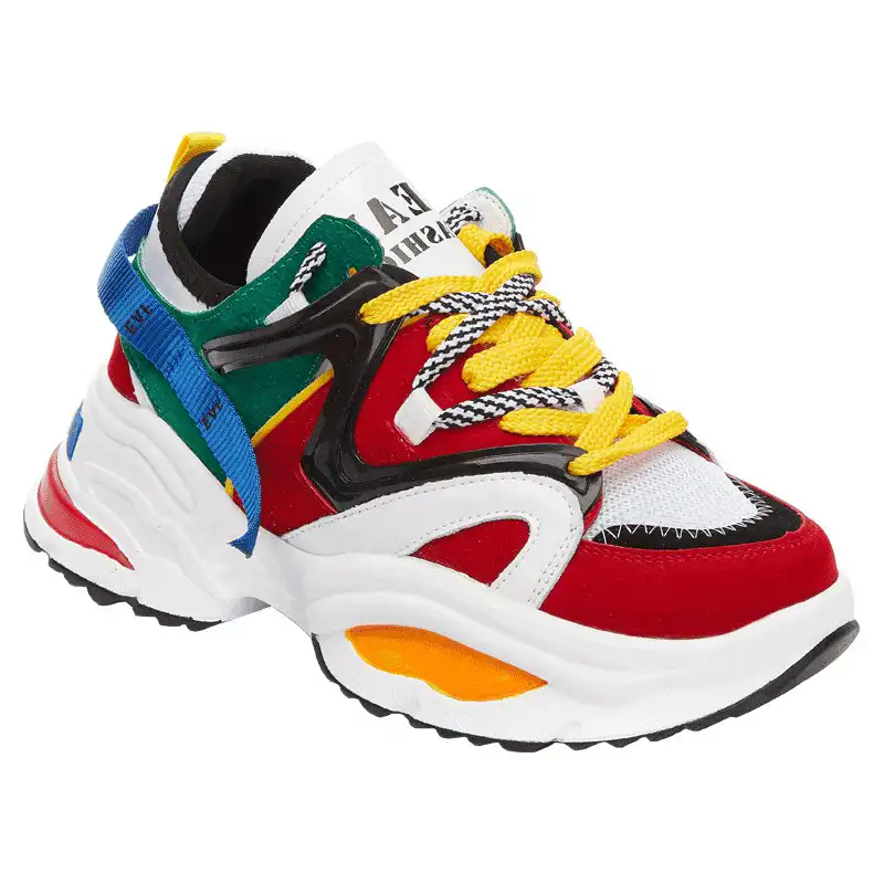 thick sole white shoes