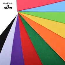 QUANFANG 2 мм войлочная ткань, Смешанный 10 шт комплект, толстый нетканый полиэстер ткань/украшение для дома для шитья кукол и ремесел 20x30 см/шт