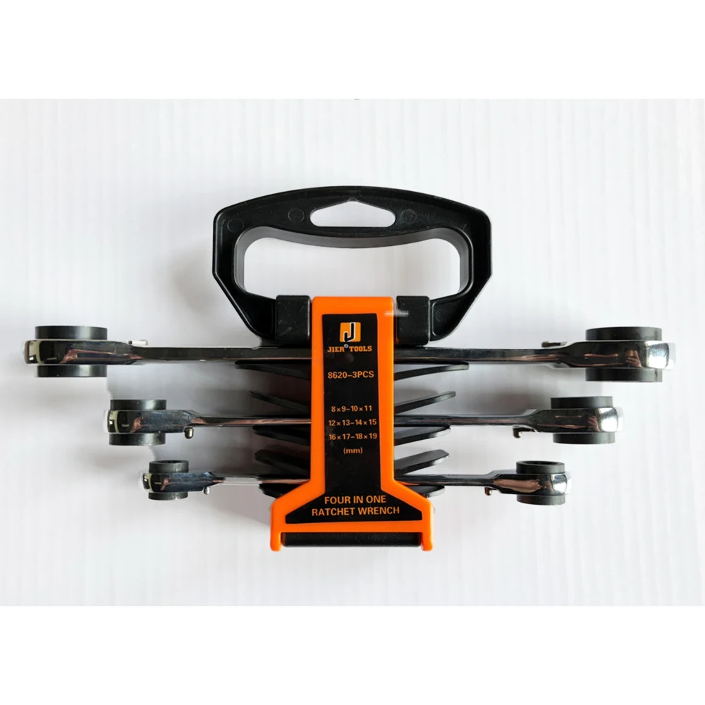 

Ratchet Wrenches Set Keys 72T Ratcheting CRV Steel Full Polish A Set of Reversible Multitool Rack Packed