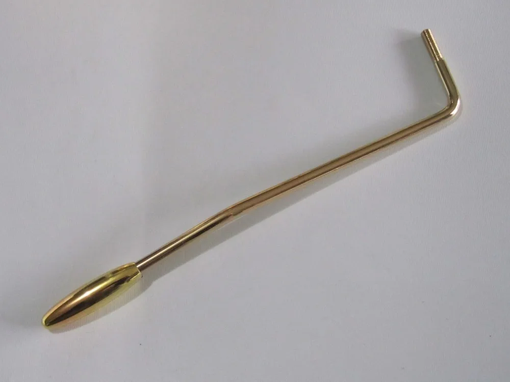 Gold with Gold Tip ST Guitar Trem Tremolo Arm Whammy Bar fits STin
