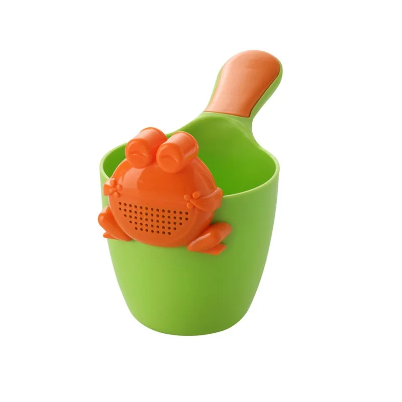 MOTOHOOD Cartoon Baby Bath Caps Baby Shampoo Cup Children Bathing Bailer Baby Shower Spoons Child Washing Hair Cup  (7)