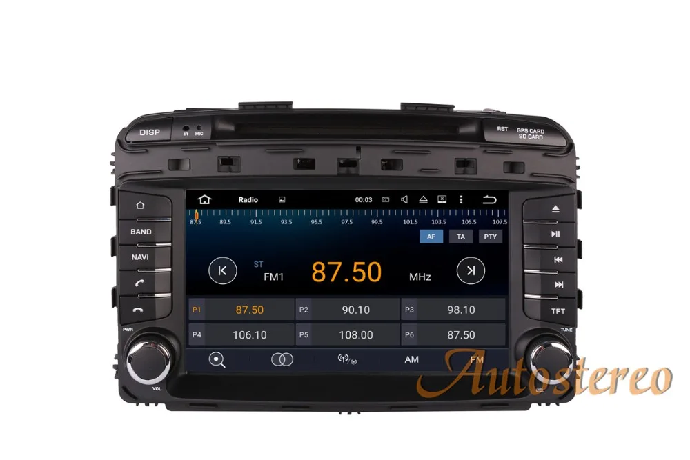 

Android 9.0 multimedia Car DVD player GPS navigation radio Stereo for Fit for KIA Sorento(UM) Sorento GPS auto radio stereo unit
