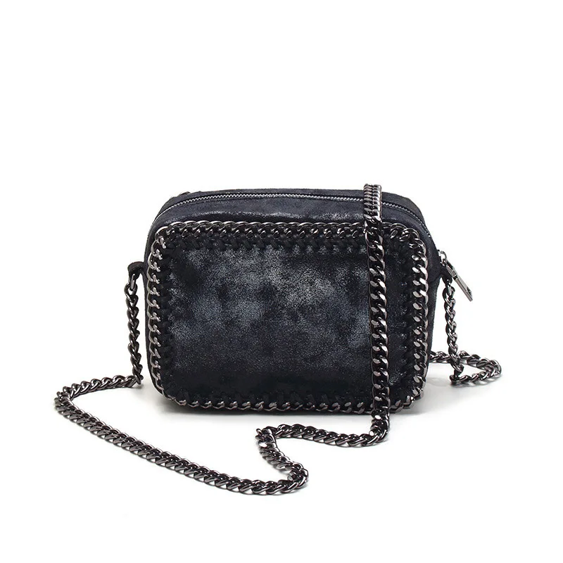 

Messenger Bag For Women Leather New Fashion Shoulder Bag Small Chains Camera Shape Flap bolsa feminina