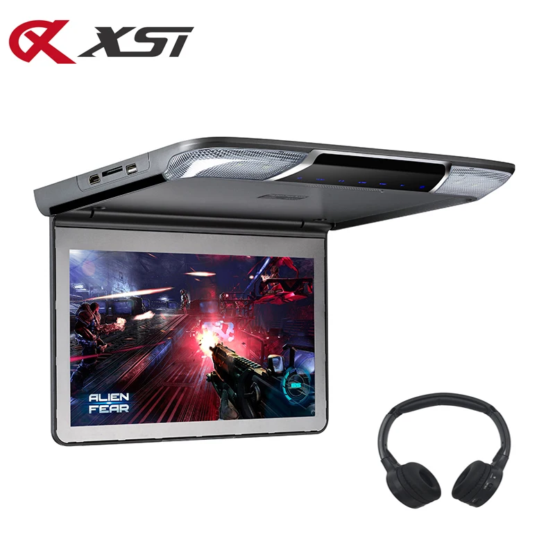 Автомобильный потолочный монитор XST 11 6 дюйма с откидной крышей экраном Full HD 1920x1080P