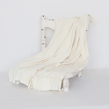 Кремовое Детское покрывало из ткани фон новорожденный позирует детское тканевое одеяло Кресло-мешок, фасоль новорожденный Пеленальный слой фон для фотосъемки