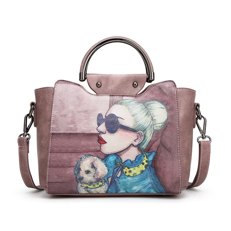 Women Small Handbag Female Cartoon Print Shoulder Bag Ladies Fashion Messenger Bags Famous Designers Crossboby Bags Tote SS7125 (5)
