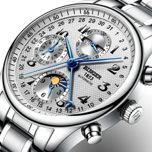 Switzerland BINGER watches men luxury brand Multiple functions Moon Phase sapphire Calendar Mechanical Wristwatches B-603-8