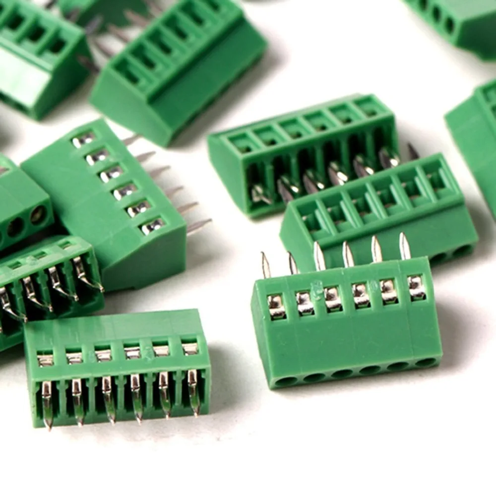 E Simpo 5 шт./лот 2 54 мм Шаг PCB винтовой клеммный блок 6P 150V6A UL 130V8A IEC CE Rohs|terminal block|block blocklot