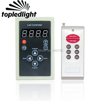 

Wireless 6803 RF LED RGB Controller 133 Color Changes For Dream Color LED Strips Portable Lighting Accessories