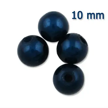 

Top Quality 10mm Round Miracle Beads, Hot Trend Ink Blue Miracle Beads/Perles Magiques, Sold per pkg of 950 PCS