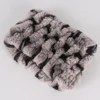 Women Handmade Stretch 100% Real Rabbit Fur Scarf Knit Genuine Rex Rabbit Fur Headbands Girls Natural Rabbit Fur Ring Scarves 4