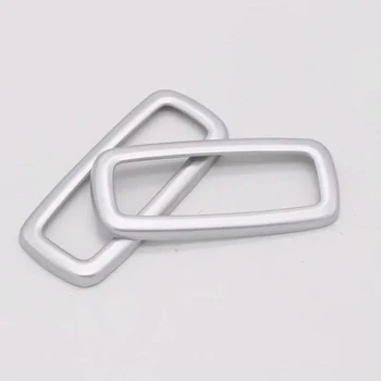 

For BMW X3 2018 2PCS Matte ABS Chrome Car Rear Roof Dome Lamp Reading Light Cover Trim Moldings Car Styling Accessories