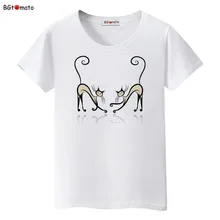 BGtomato Hot sale summer elegant cats t shirt women cool top tees Fashion kawaii clothes lovely tshirt plus size