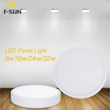 T SUNRISE поверхности проекционный фонарь, COB, Точечный светильник светодиодный Панель светильник AC 85-265V Круглый/квадратный 8 Вт/16 Вт/24 Вт/32 Вт светодиодный вниз светильник крытый светильник