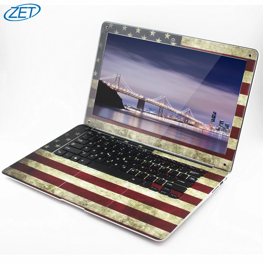 USA Flag 4GB Ram+500GB HDD Windows 10 System Ultrathin Quad Core Fast