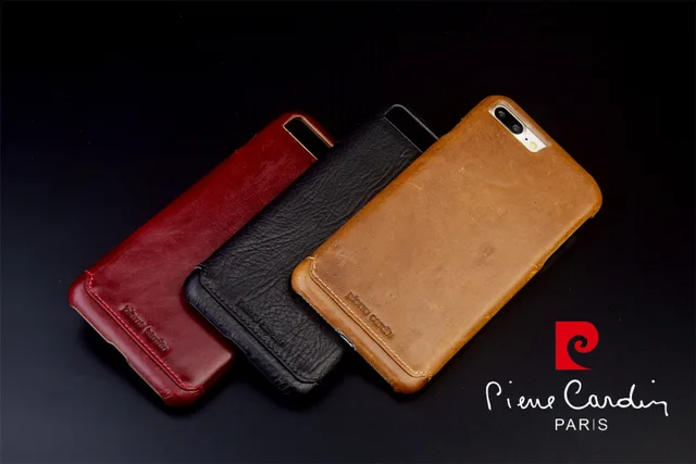 Pierre Cardin Luxury Genuine Leather Case For Apple iPhone
