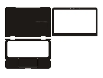 

Laptop Carbon fiber Leather Sticker Skin Cover Protector for 2015 release HP Spectre X360 2-in-1 13.3" TouchScreen