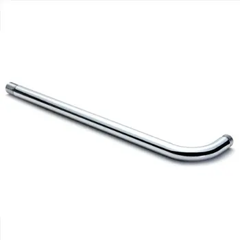 

DSHA New Hot Round Curve 40cm Chrome Shower Head Arm Bathroom Home Free Shipping