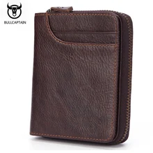 Classic Zipper Wallet Genuine Leather Men Wallets Bifold Short Male Purses Credit Card Holder Zipper Wallet Fashion Men Purses comics halo for man wallets games purses leather money and photo slot credit card holder 3d wallets bifold short boys wallets