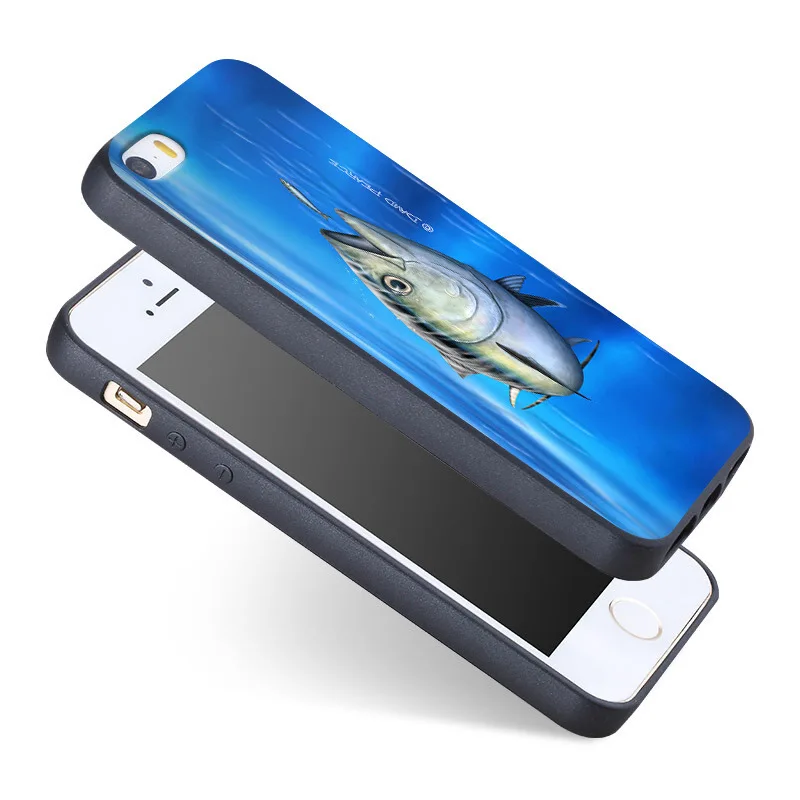 Силиконовый мягкий чехол из ТПУ для телефона iPhone 5s 6 6s 7 8 8plus x xr 11pro max с рисунком