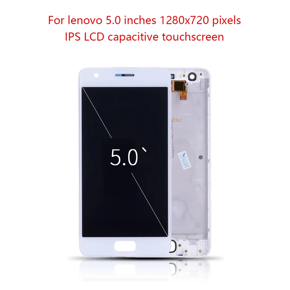 

Original 5.0" Display For LENOVO ZUK Z2 LCD Touch Screen with Frame Digitizer For Lenovo zuk z2 Display Replacement ZUK Z2 LCD