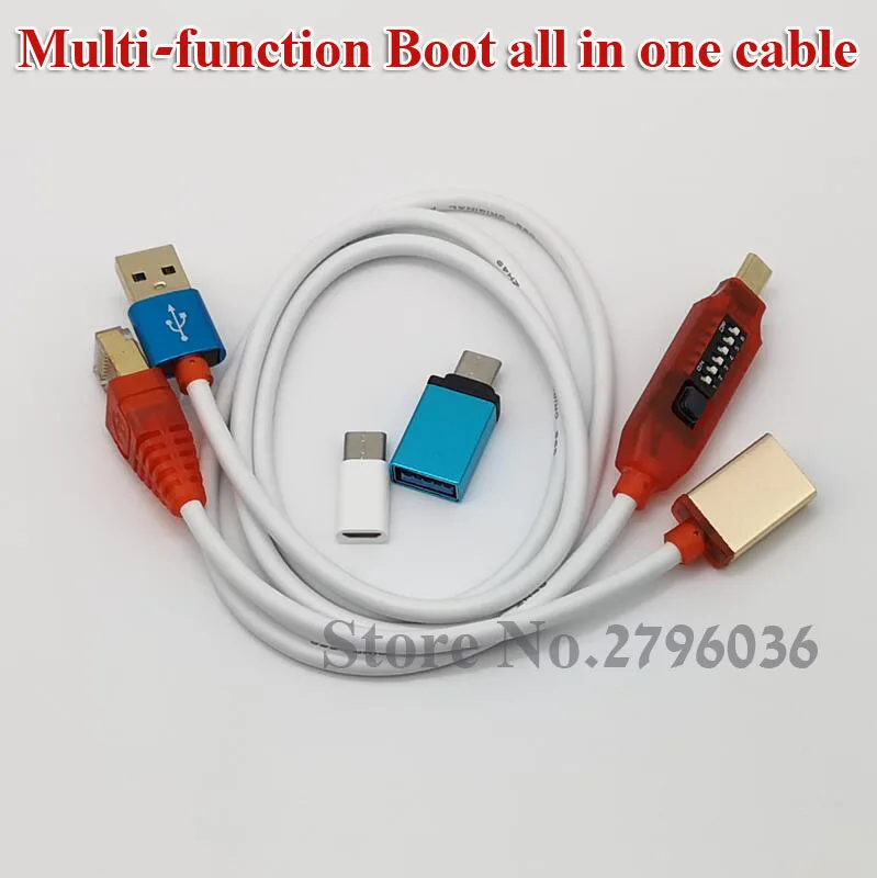 UMF все кабель запуска(легко переключение) Micro USB RJ45 все в одном многофункциональный кабель запуска кабель edl