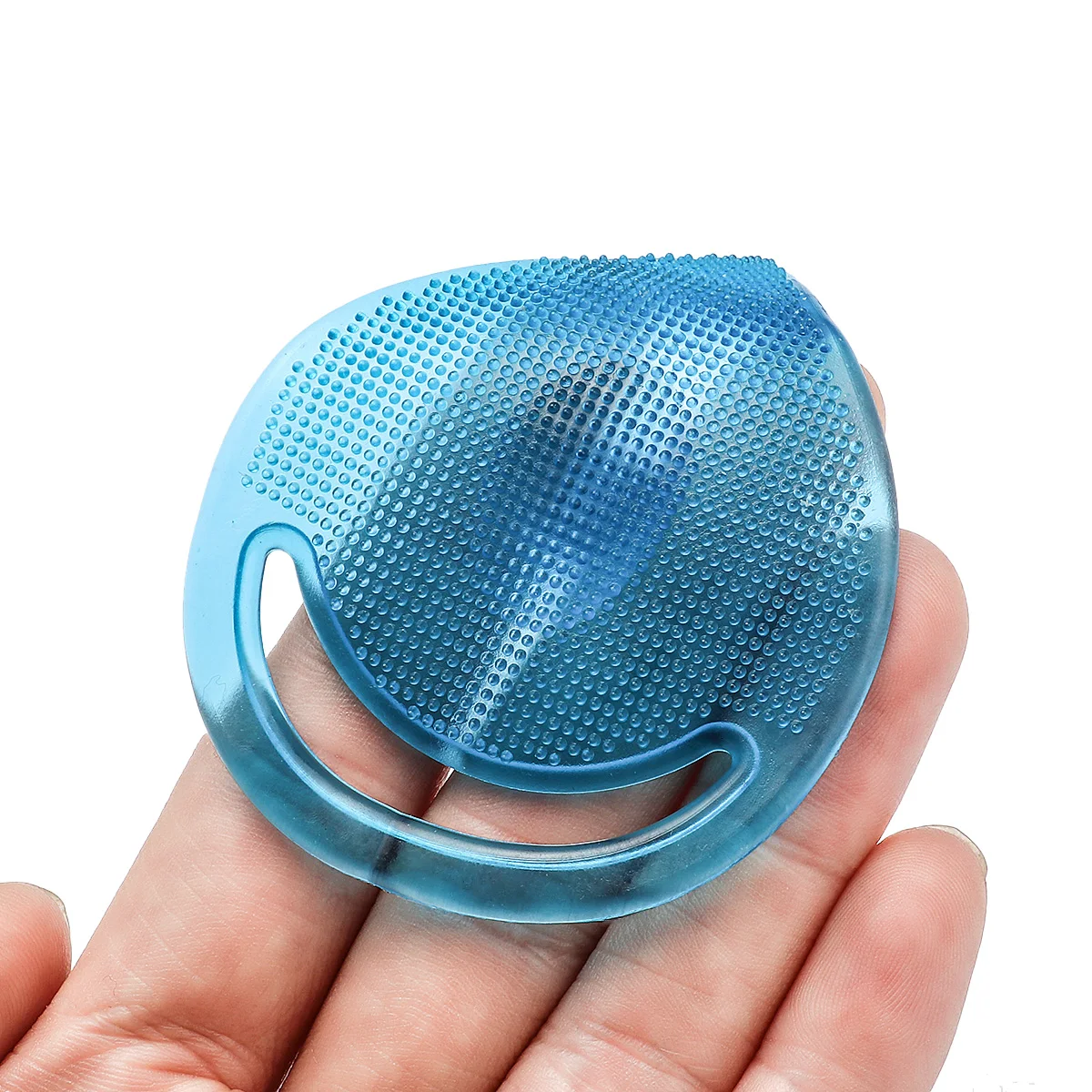 

1Piece Mini Silicon Face Cleansing Brush for Facial Clean foreoing 2 Blackhead Remover Skin Care Tool Blue Pink Soft Face Brush