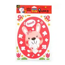 Водонепроницаемый креативное сиденье для унитаза/наклейка светящаяся Милая забавная чашка кролика холодильник декоративная наклейка s украшение для ванной комнаты